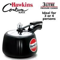 ราคา การลดราคา [Hard Anodized] Hawkins หม้อแรงดัน 3 ลิตร รุ่นคอนทูร่า Black แข็งและหนากว่า เป็นที่นิยม (1731643279143307246)