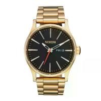 ราคา Nixon Sentry Stainless Steel รุ่น NXA3565163-00 นาฬิกาข้อมือผู้ชาย/ผู้หญิง สายสแตนเลส Champagne / Black หน้าปัด 42 มม. (1730338776949885715)