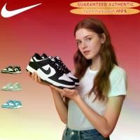 ราคา 【Nike】รองเท้าผ้าใบ Nike Dunk "Black" Leather Retro Casual Panda น้ำหนักเบา กันลื่น ดูดซับแรงกระแทก รองเท้าผ้าใบหุ้มข้อต่ำ สีดำและสีขาว สำหรับเยาวชน รับประกันของแท้ 100% (1732320137776433839)