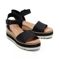 ราคา TOMS รองเท้าลำลองผู้หญิง รุ่น Diana Black Heavy Canvas (CE) รองเท้าลิขสิทธิ์แท้ (1731815587098102027)