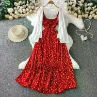 ราคา ชุดเสื้อคาร์ดิแกนกันแดด สไตล์ฝรั่งเศสอ่อนโยน ลูกไม้สีชมพู แขนยาว เดรสสายเดี่ยวลายดอกไม้ เอวกระชับสัดส่วน black dress korean style satin prom dress ช ุ ด ส ี แ ด ง ไ ป งาน แ ต ่ ง (1732044480590350159)
