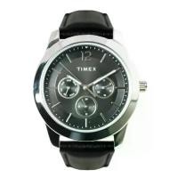 ราคา Timex TW00NTD69E Alexander Black Leather Analog Quartz Watch For Men 40mm. (1730350654162438931)