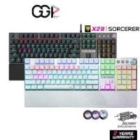 ราคา Nubwo คีย์บอร์ดเกมมิ่ง SORCERER X28 LED มีให้เลือก 3 Switch Blue/Red/Brown (1729582821466016122)