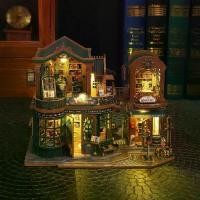 ราคา บ้านจิ๋วDIY รุ่น ES017 Twiligth Book City ร้านหนังสือทไวไลท์ บ้านตุ๊กตาDIY โมเดลบ้าน dollhouse (1732186325168195869)