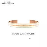 ราคา Daniel Wellington กำไลข้อมือ EMALIE SLIM BRACELET SATIN WHITE Size S สีโรสโกลด์ (1729700898889042155)