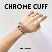 ราคา BADPERK กำไลข้อมือรุ่น " Chrome cuff " bracelet (1730803763532171991)