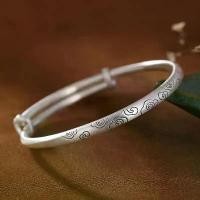 ราคา กำไลเงินแท้ลายก้อนเมฆ / Cloud Bracelet / กำไลนำโชค / สร้อยข้อมือเงินแท้ / กำไลของขวัญ / กำไลจีน (1731916273471030626)