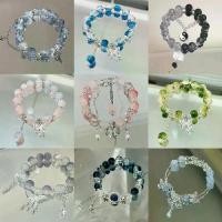 ราคา สร้อยข้อมือลูกปัดผีเสื้อ สไตล์เกาหลี สำหรับผู้หญิง สร้อยข้อมือคริสตัล Rhinestone เครื่องประดับแฟชั่น Raya Gelang tiffany's bracelet (1731325829092247272)