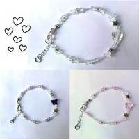ราคา สร้อยข้อมือ / Bracelet ♡ผีเสื้อ โทนพาสเทลෆ⸒ NEWสร้อยข้อมือหิน (1731923180945114244)
