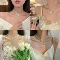 ราคา สร้อยคอมุก Liêu's Gold เกาหลี สำหรับนางแบบ van cleef bracelet jewelry cathy (1732197344284281742)