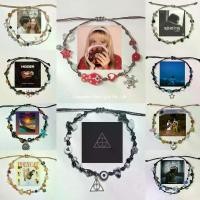 ราคา 【COD】 Bracelet | กำไลเชือกถัก กำไลข้อมือ ปกเพลง สร้อยข้อมือลูกปัด รูดปรับขนาดได้ (1731814774548367157)