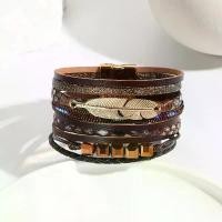 ราคา สร้อยข้อมือเข็มกลัดแม่เหล็ก แฮนด์เมด สำหรับผู้หญิง ทันสมัย ทำจากโลหะผสมและขนนก หลากสี เครื่องประดับ กํา ไล เชือก เทียน sakura pink bracelet กํา ไล เยลลี่ กํา ไล เตย กํา ไล (1732058530252556439)