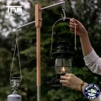ราคา เสาไม้แขวนตะเกียงวินเทจสแตนเลส TNR Camping (1729657469264496779)
