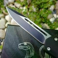 ราคา มีดสปริง คมด้านเดียว ใบเรียบ ไมโครเทค คอมแบท ทรูดอน Microtech Combat Troodon (OEM เกรด) ใช้งานสะดวก อเนกประสงค์ เดินป่า ตั้งแคมป์ ออกกำลังกาย กลางแจ้ง ใบเคลือบดำ Camping Hiking (1730834823600245562)