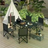 ราคา โต๊ะแคมป์ปิ้ง ชุดโต๊ะแคมป์ปิ้ง เก้าอี้พับได้ โต๊ะเก้าอี้สนามพับได้ โต๊ะสนาม เก้าอี้สนาม (แบบเป็นเซ็ต) พร้อมส่ง Camping กลางแจ้ง (1731455996139701641)