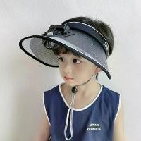 ราคา หมวกกันแดดสำหรับเด็กพร้อมพัดลม ปีกกว้าง ป้องกันรังสียูวี เหมาะสำหรับเด็กผู้ชาย หมวกฤดูร้อน หมวก แค้ม ปิ้ง central cee skull cap เสื้อ กั๊ก ทหาร ผ่าน ศึก หมวก แก๊ป ทหาร ผ่ (1731587855445951794)