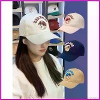 ราคา หมวกแก๊ปNY รุ่น Korean MLB cap 2024 spring new authentic frown bear sunscreen NY baseball cap men's and women's sports h แนะนำ (1730687689501477824)
