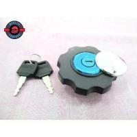 ราคา #ฝาถังน้ำมันพร้อมลูกกุญแจ 1 ชุด For HONDA CG110 CG125 JX110 JX125 // Gas Fuel Tank Cap Filler with Key Set (1731210974450582575)