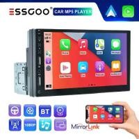 ราคา ESSGOO Single 1 Din Car Stereo Radio Car Car Carplay & Android Auto 7 นิ้ววิดีโอ MP5 Player Bluetooth FM Car Player USB/AUX/Mirror Link Audio (1732191194521502904)