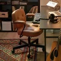 ราคา [พร้อมส่ง] L&Q เก้าอี้ เก้าอี้หมุน swivel chair เก้าอี้คอมพิวเตอร์ สามารถหมุนได้ 360 องศา ฟองน้ำที่สะดวกสบาย สบายนั่งนานไม่เหนื่อย (1732253485736036875)