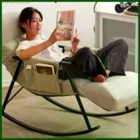 ราคา เก้าอี้พักผ่อน โยกที่ห้องนั่งเล่น พนักพิงเก้าอี้ปรับได้ 6 ระดับ โซฟาโยก Rocking Chair (1730570130176444739)