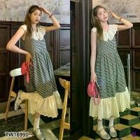 ราคา Garden Clothes ชุดเดรส เดรสยาว ผ้าฝ้าย ต่อด้วยผ้าลูกไม้ .. สีดำ (1732225615063059135)