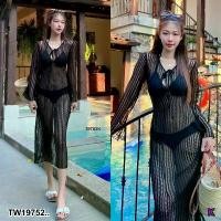 ราคา Garden Clothes ชุดเดรส เดรสยาว อกแหวก ผ่าหลัง .. สีดำ (1732218762906864319)