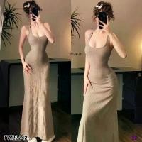 ราคา Garden Clothes ชุดเดรส เดรสยาวแขนกุด ผ้ายืดร่อง .. สีเบจ (1732218726977145535)
