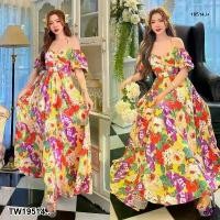 ราคา Garden Clothes ชุดเดรส เดรสยาว ลายดอก แขนพอง .. สีเหลือง (1732225613391235775)