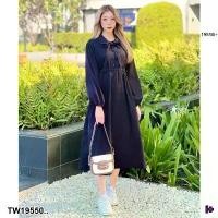 ราคา Garden Clothes ชุดเดรส เดรสแขนยาว คอปก มีผ้าผูกโบว์ให้ .. สีดำ (1732225638410128063)