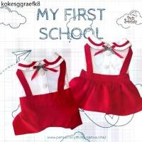 ราคา ❇PetSociety เสื้อสุนัข-แมว Dog clothes Cat Clothes ชุดนักเรียนอนุบาล My First School◈ (1732091491177432329)