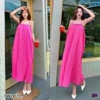 ราคา Garden Clothes ชุดเดรส มินิเดรสสายเดี่ยวอัดพลีททั้งชุด .. สีบานเย็น (1732225635628976831)