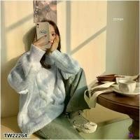 ราคา Garden Clothes เสื้อเชิ้ต & เบลาส์ เสื้อ สเวตเตอร์พาสเทล .. สีฟ้า (1732218759936772799)
