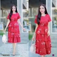 ราคา Garden Clothes ชุดเดรส แม็กซี่เดรสขนมชั้น พิมพ์ลายดอกไม้ (1732225662217849535)