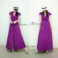 ราคา Garden Clothes ชุดเดรส แม็กซี่เดรสกระดุมหน้าสีพื้น สีม่วง (1732225613683591871)