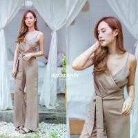 ราคา Garden Clothes ชุดจั๊มสูท จั้มสูทสายเดี่ยวไหล่เดียวขายาว (1732225631450925759)