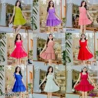 ราคา Garden Clothes ชุดเดรส มินิเดรส แขนกุด แต่งระบายเล็กตรงแขน .. สีแดงเลือดหมู (1732225615808989887)