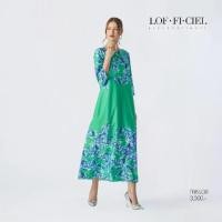 ราคา LOF-FI-CIEL Maxi dress Ivy เดรสยาว สีเขียวอมฟ้า FBBSGR (1731954159694873904)