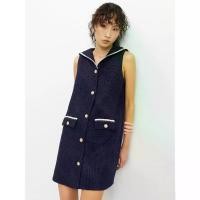 ราคา [Pomelo] เดรสผ้าทวีต / Buttoned Tweed Dress (1732104811146414171)