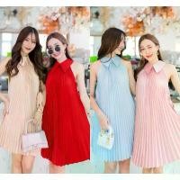 ราคา Fiiwee-peet dress เดรสพลีทคอปก ชุดเดรสอัดพลีท ชุดออกงาน ชุดทำบุญ (1731782906721437447)