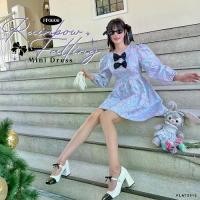 ราคา FLAT2112 FF0606 : RAINBOW FALLING MINI DRESS (1729953361672899129)