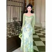 ราคา ชุดวันหยุดสไตล์ฝรั่งเศส กระโปรงแขวนลูกไม้ผู้หญิง สไตล์น่ารักและเซ็กซี่ กระโปรงคาร์ดิแกนผู้หญิง ชุดทูพีซ 100.00กก. สาวอวบอ้วน Clothing Dress Lady เดรส Women เสื้อผ้า (1730929557645396703)
