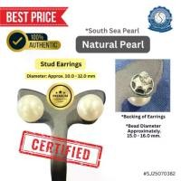 ราคา ต่างหูมุกเซ้าท์ซี *PREMIUM QUALITY* Natural South Sea Pearl Earrings (Silver 925) 2 pcs. พร้อมเซอร์ Verbal (1731915835660862802)