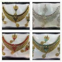 ราคา COD Necklace Earrings ชุดสร้อยคอห้อยหน้าผากต่างหูอินเดีย (1731693452153751336)