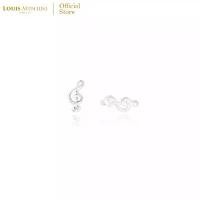 ราคา Louis Montini (Jewelry) Sterling Silver 925 Earrings ต่างหูเงินแท้ 92.5% ต่างหูผู้หญิง รูปกุญแจซอล LJER74 ขายร้อน (1731740897344391755)