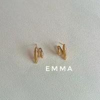 ราคา สินค้าดี Emma Earrings ต่างหูสตั้ด ก้านเงินแท้925 ชุบทอง 14K (1732139499269752150)