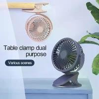 ราคา COD Small Fan พัดลมพกพา พัดลมตั้งโต๊ะทำงาน แบบหนีบได้ รุ่น XH18 Rechargeable mini fan（เวอร์ชั่นอัพเกรดใหม่） (1731665781430649869)