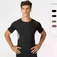 ราคา เสื้อผ้ากีฬาผู้ชาย แขนสั้น แห้งไว ระบายอากาศได้ดี ยืดได้ ทรงสลิมฟิต เหมาะสำหรับฟิตเนส วิ่ง และเทรนนิ่ง เสื้อ เลสเตอร์ซิตี้ liverpool jersey fan version myanmar เสื้อ แชมป์ (1731373948422816827)