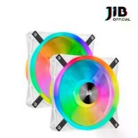 ราคา CASE FAN (พัดลมเคส) CORSAIR ICUE QL140 RGB 140MM PWM (WHITE FAN) DUAL FAN KIT WITH LIGHTING NODE CORE (CO-9050106-WW) (1729593704625572476)