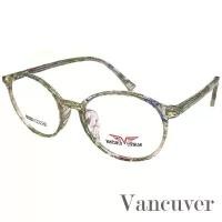 ราคา กรอบแว่นตา สำหรับตัดเลนส์ แว่นสายตา Fashion รุ่น Vancuver 063 กรอบใสลายกละเทา ขาข้อต่อ วัสดุ พลาสติก พีซี เกรด A COD (1732101009044374771)